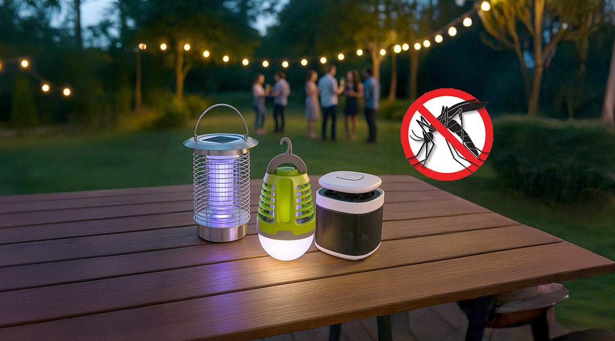 Lampe anti moustique tigre répulsif insectes été