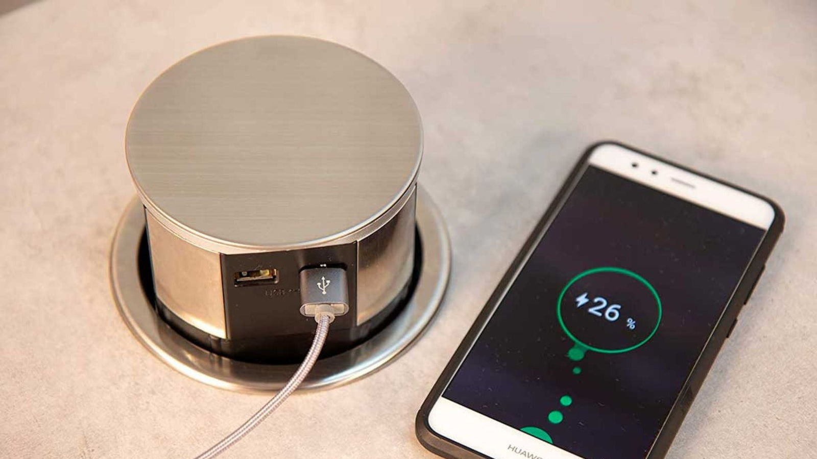 Bloc multiprise encastrable escamotable cuisine