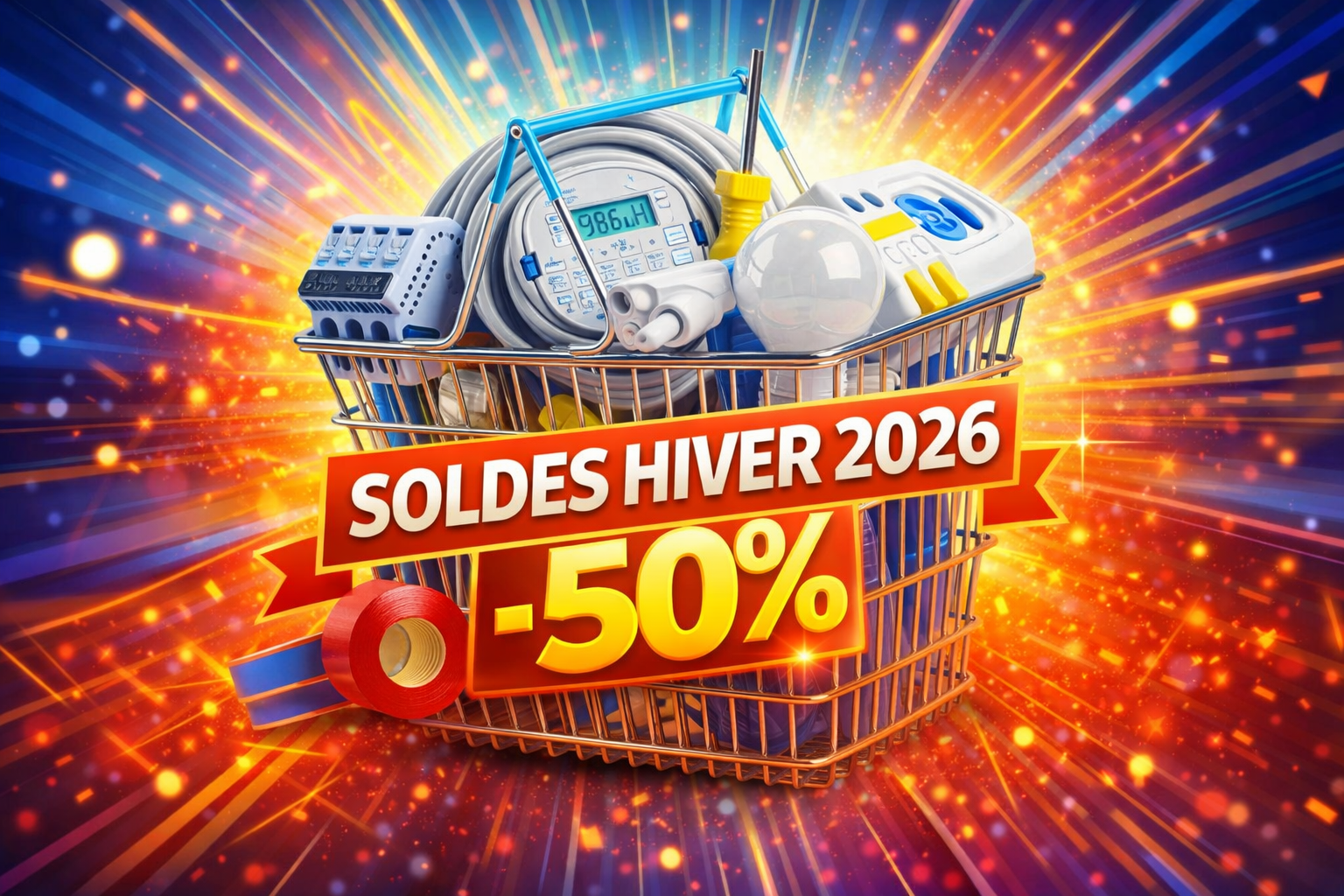 Soldes hiver 2026 matériel électrique : nos solutions pour les pros