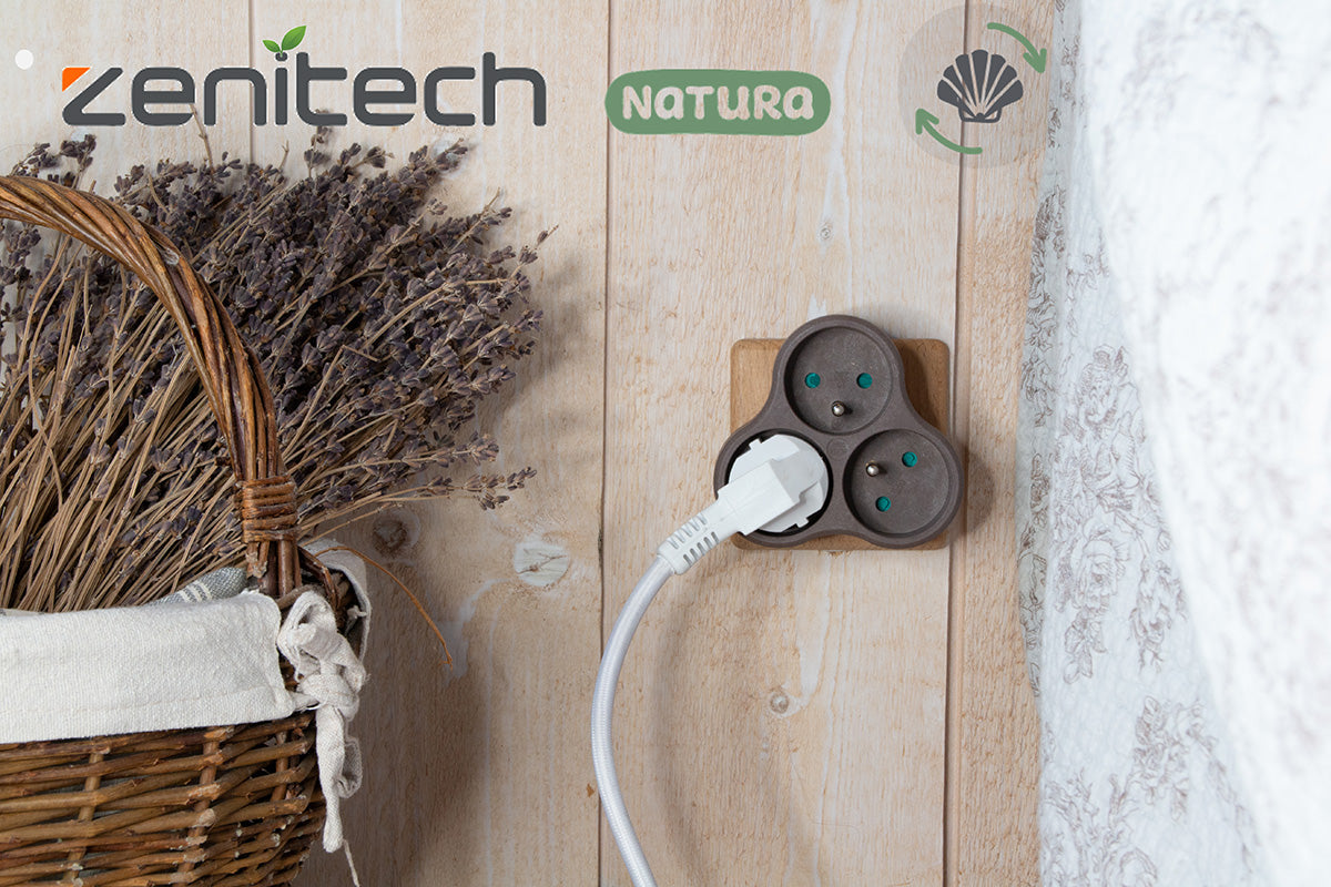 multiprise écoresponsable bioplastique Natura Zenitech