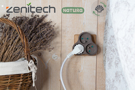 multiprise écoresponsable bioplastique Natura Zenitech