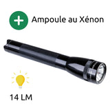 Lampe de poche compacte Mini M2A - IPX4 - 2 piles AA - 14 lumens - 14cm - Noir - Maglite