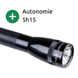 Lampe de poche compacte Mini M2A - IPX4 - 2 piles AA - 14 lumens - 14cm - Noir - Maglite