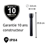 Lampe torche LED ML300LX - IPX4 - 3 piles LR20 D - 746 lumens - 29.8cm - Noir - Maglite