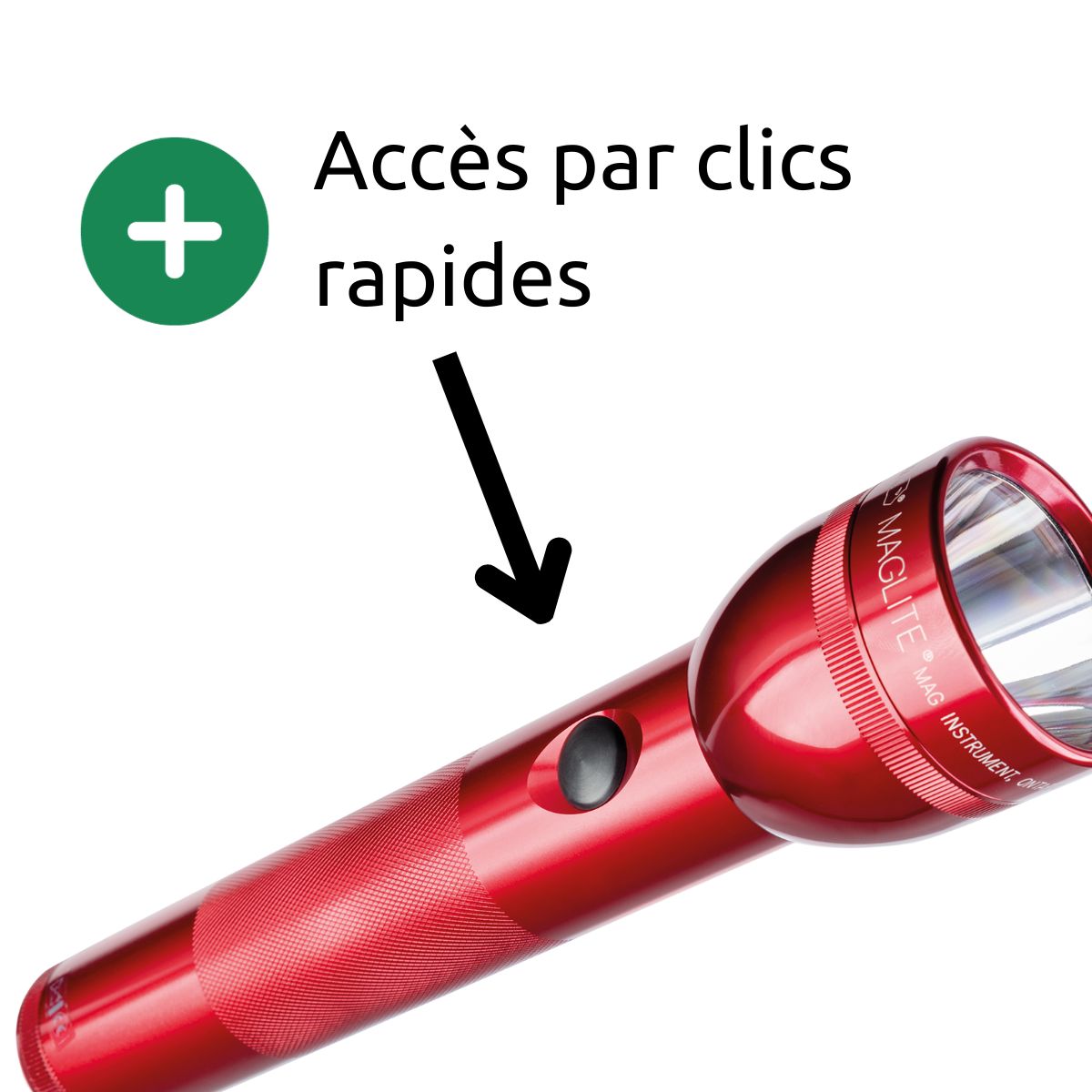 Lampe torche LED ST2 - IPX4 - 2 piles LR20 D - 213 lumens - 25cm - Maglite