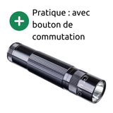 Lampe torche Led XL50 - IPX4 - 3 piles AAA - 200 lumens - 12.2 cm - Noir - Maglite