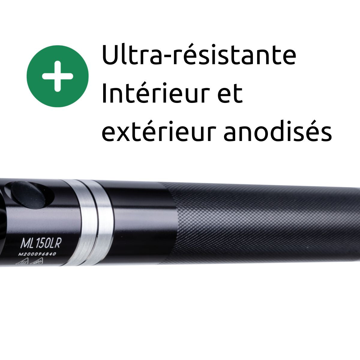 Lampe torche LED ML150LR-4019L - IPX4 - Batterie rechargeable - 1082 lumens - Noir - Maglite