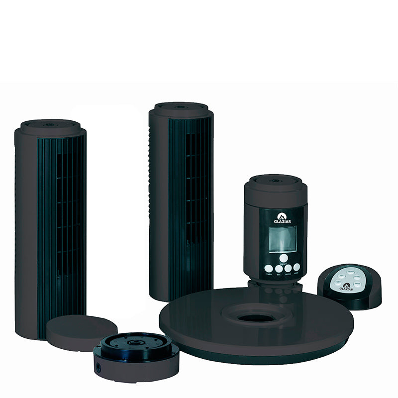 Ventilateur colonne 500M3H double turbine 35DB - Glaziar