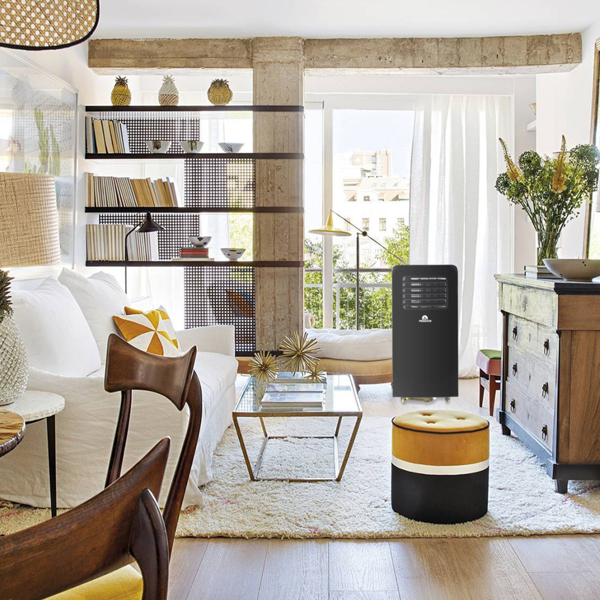 Climatiseur mobile silencieux 50db - noir - Predator