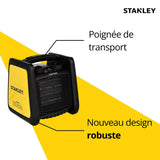 Chauffage électrique pour chantier CÉRAMIQUE PRO 1800W - Fusible de sécurité - 2 positions de chauffe - STANLEY