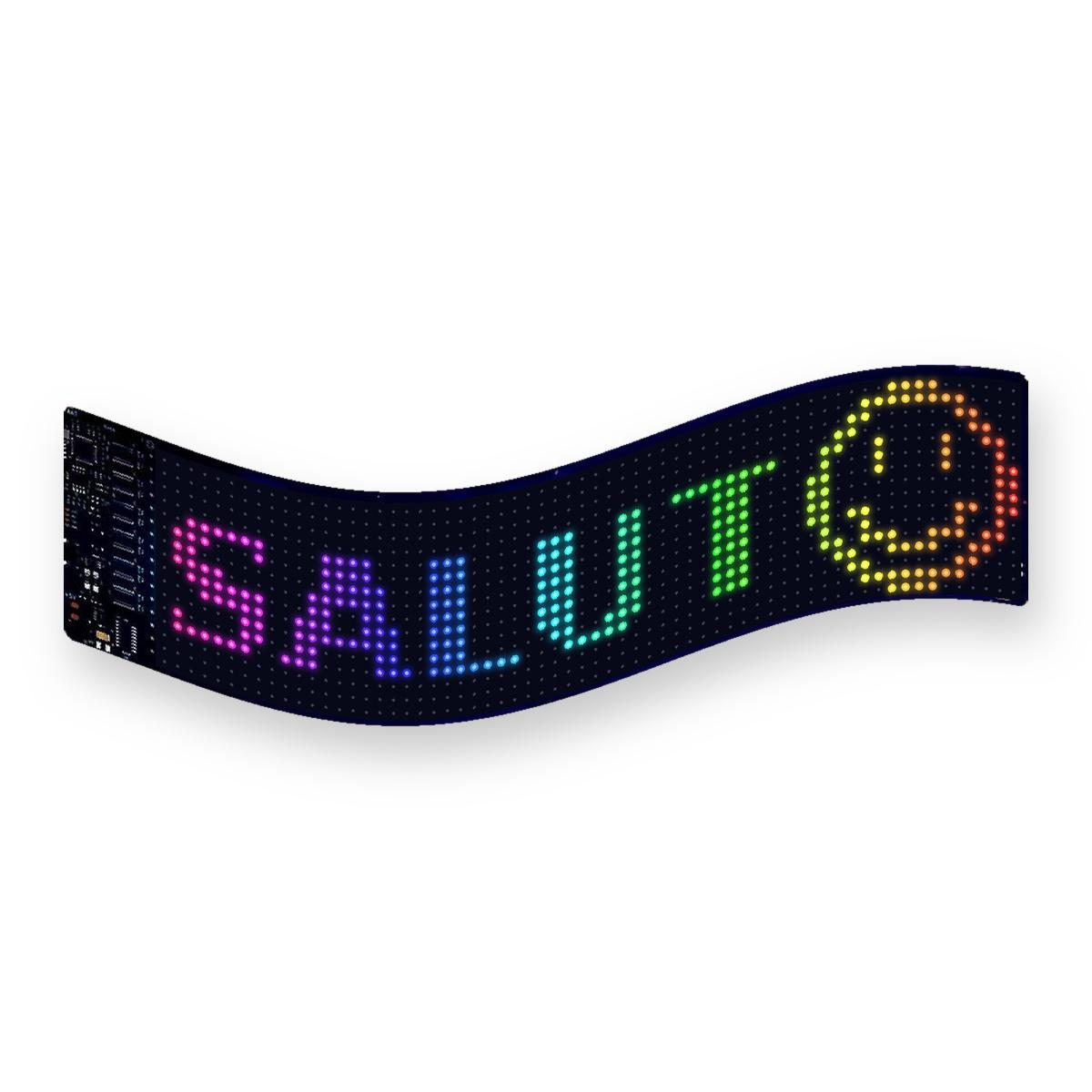 Panneau matriciel LED pixel programmable 1024px - USB + Bluetooth - Néolium