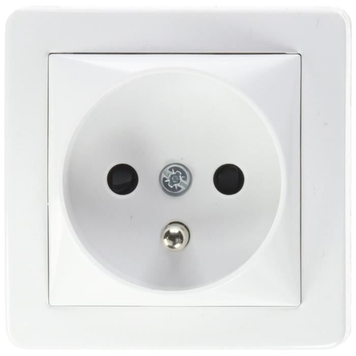 Prise 2P+T 16 A, connexion auto - Alréa - Schneider