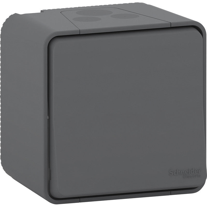 Bouton poussoir en saillie IP55 - Mureva - Schneider
