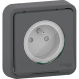 Prise encastrée 16A étanche IP55 Mureva - Schneider