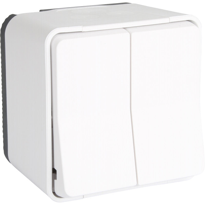 Double interrupteur va et vient IP55 - Mureva - Schneider