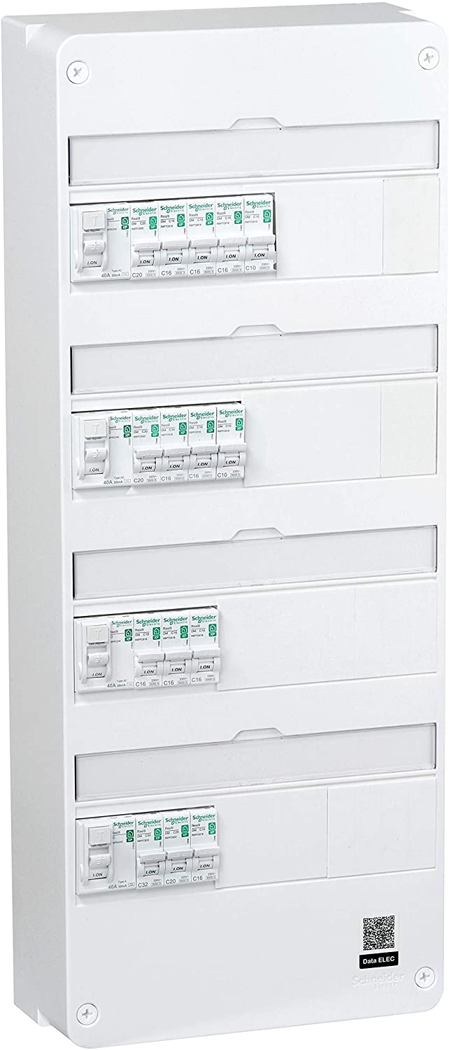 Tableau de protection électrique 3 rangées 19 modules - T5 - Schneider