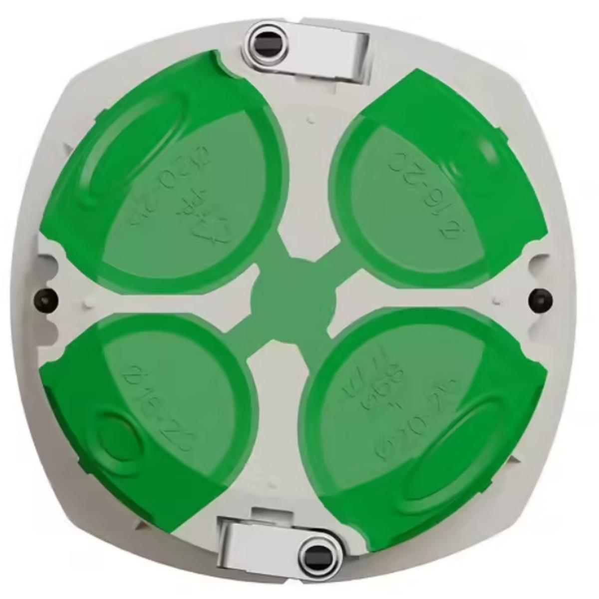 Seau de 22 boîtes encastrement Ø67mm prof. 40mm - Multifix Air - Schneider