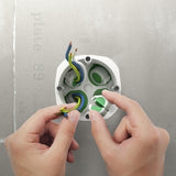 Lot de 10 boîtes Ø67mm prof. 40mm encastrement étanche - Multifix Air - Schneider