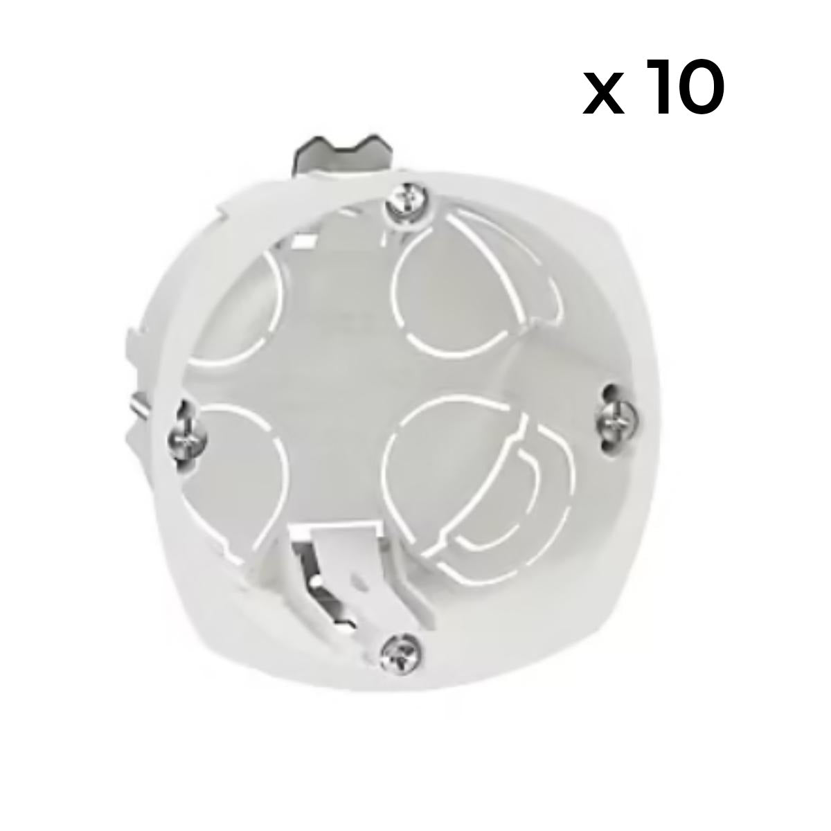Lot de 10 boîtes encastrement Ø67mm - Multifix - Schneider Electric
