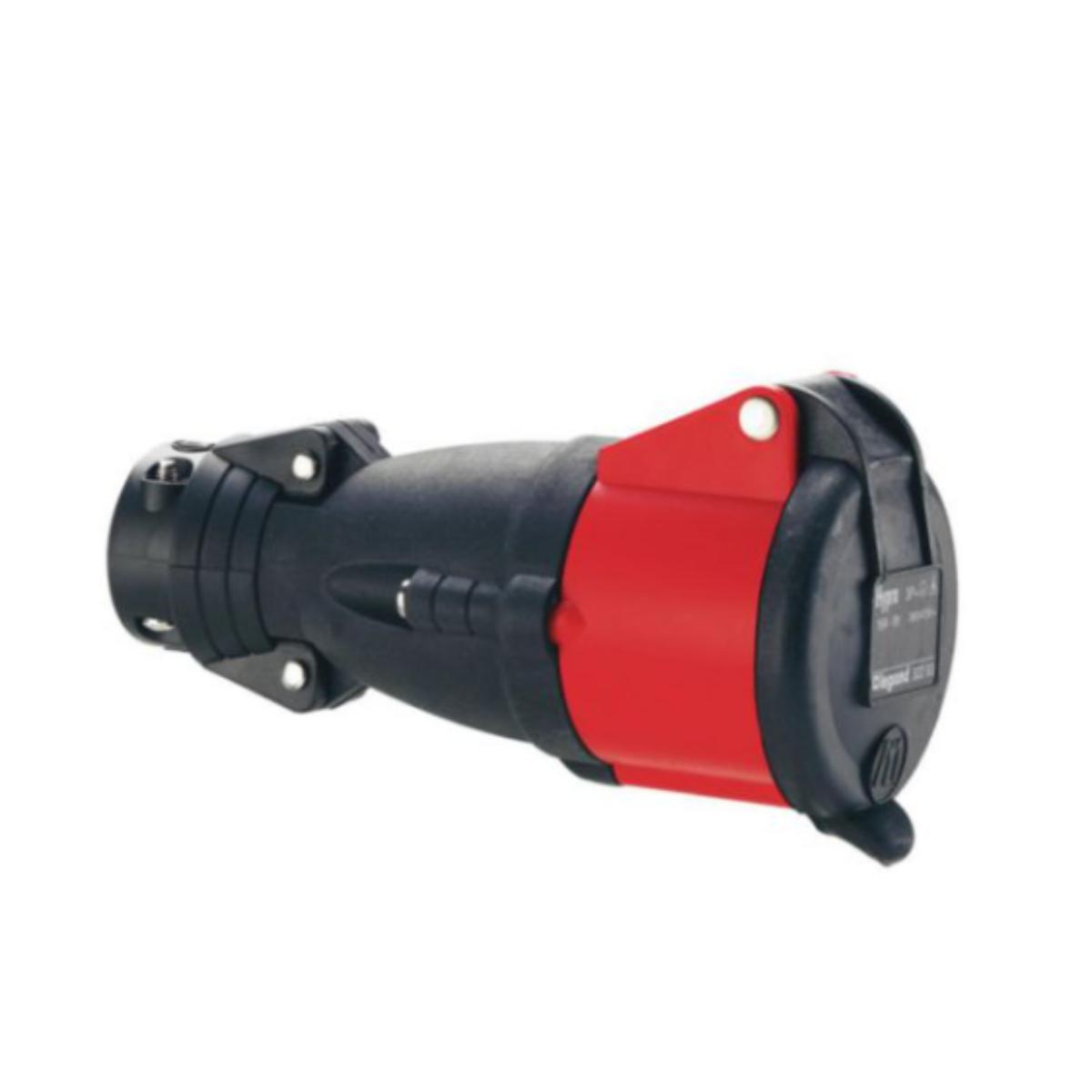 Prise mobile 3P caoutchouc IP44 16A 380-415V - Hypra - Legrand