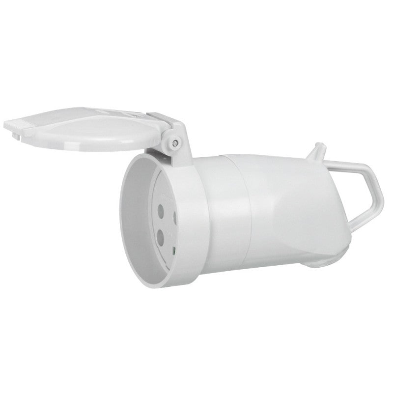 Fiche + clapet de protection 3P+N+T - 20A 400V - Plexo - Legrand