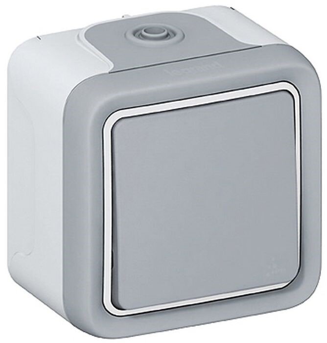 Interrupteur va et vient étanche complet saillie - Plexo - Legrand