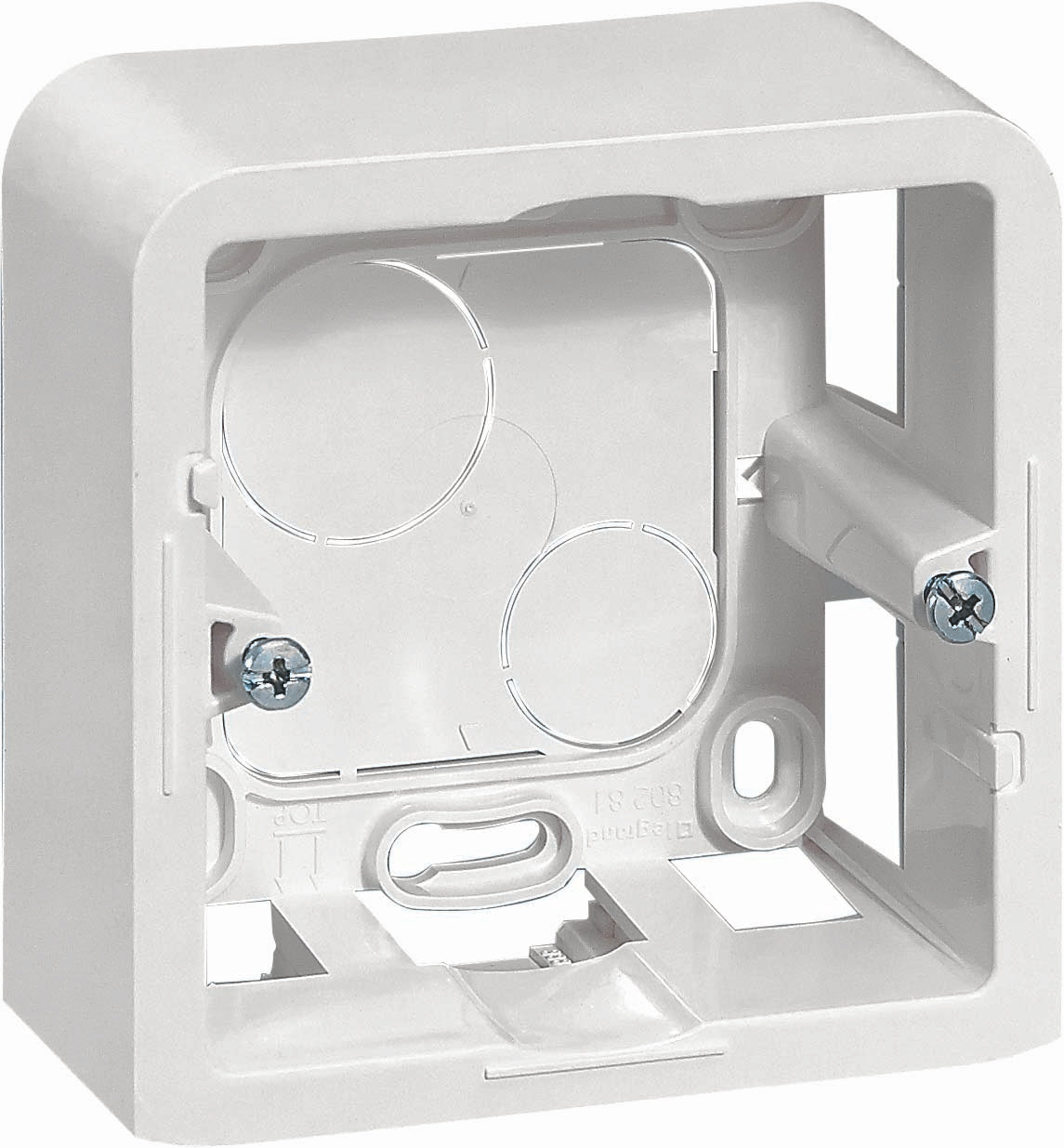 Cadre saillie P40mm 2/4/6 modules - Mosaic - blanc - Legrand