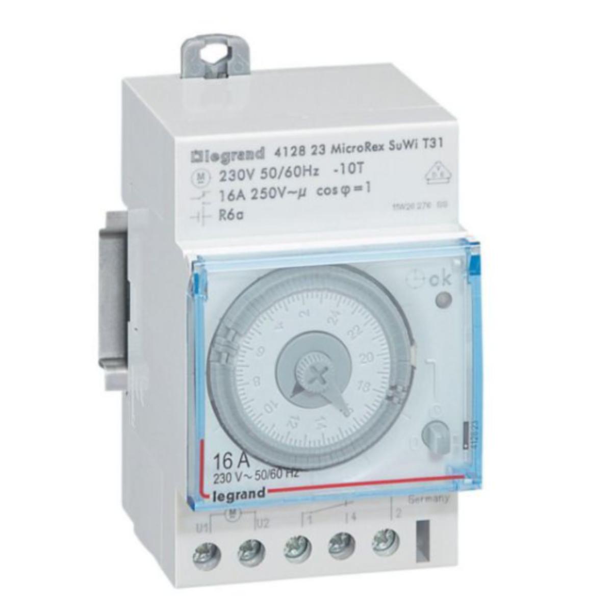 Horloge modulaire analogique 24h - Legrand