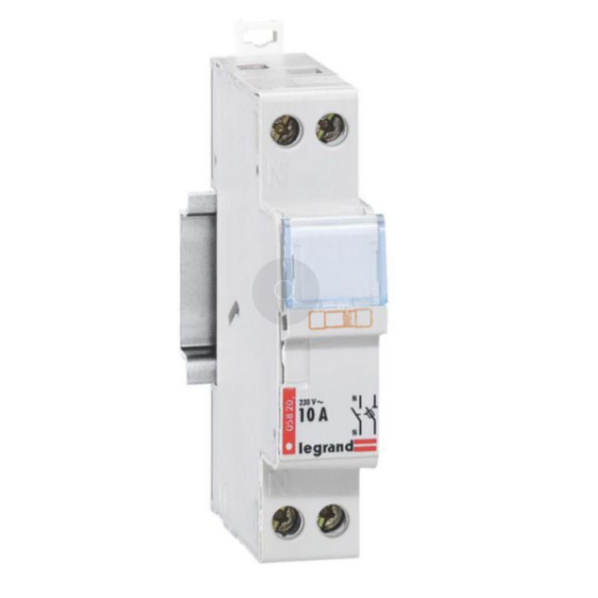 Porte-fusibles 1P+N - 10A - 1 module - Legrand