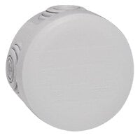 Boite de dérivation ronde 60mm, ep. 40mm - fermeture par enclipsage Plexo - Gris