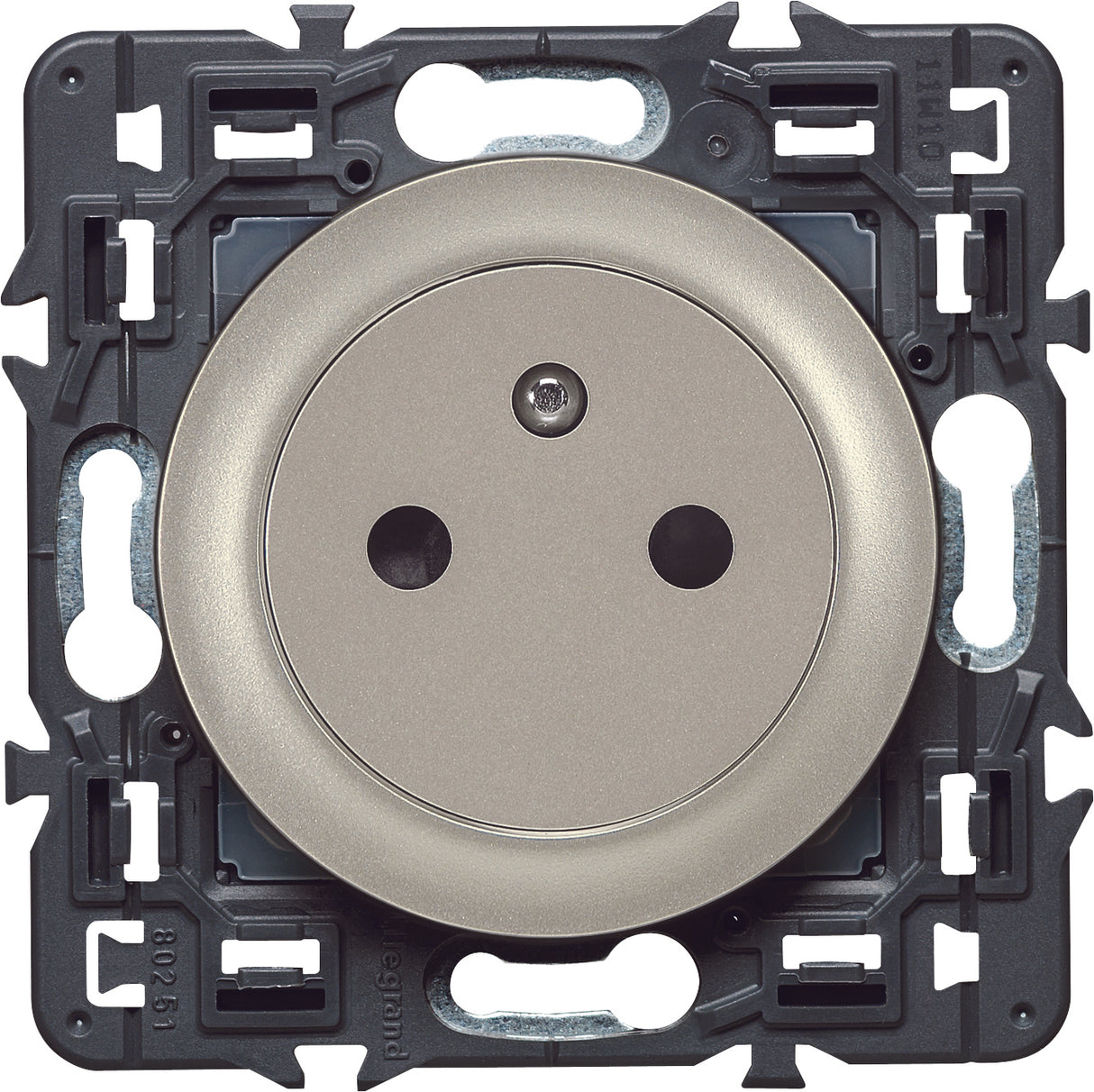 Prise de courant 2P+T 16A à composer - Céliane - Titane - Legrand