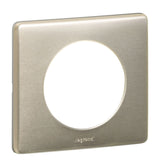 Plaque de finition 3 postes Céliane finition métal - Legrand