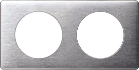 Plaque de finition 3 postes Céliane finition métal - Legrand