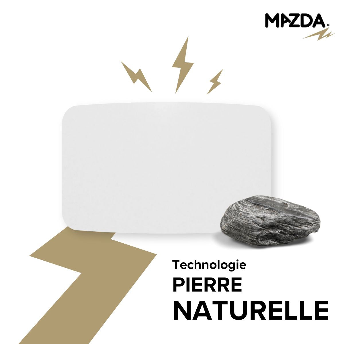 Radiateur - Pierre naturelle - Inertie sèche - Thermostat programmable - Façade incurvée - Curvado-Mazda