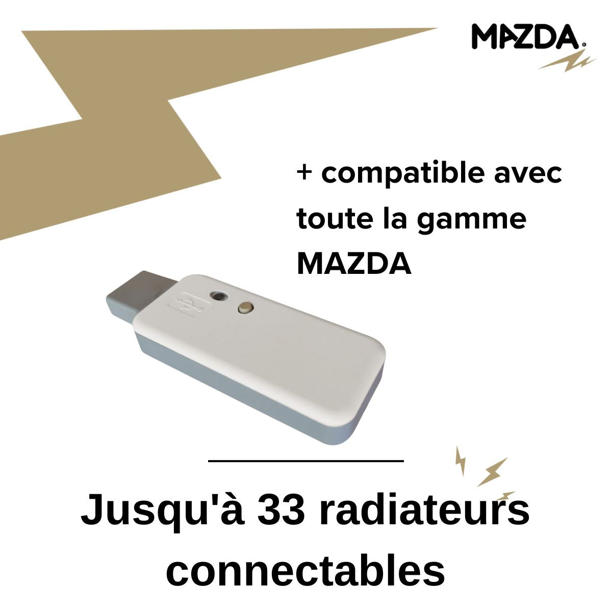 Centrale Wifi USB - Pilotage à distance pour chauffages  - Portée 200 mètres - MAZDA