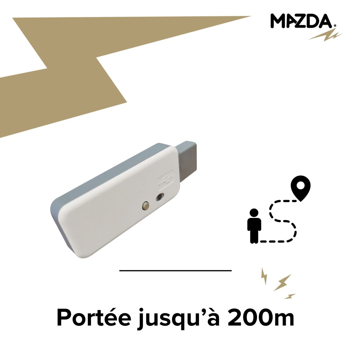 Centrale Wifi USB - Pilotage à distance pour chauffages  - Portée 200 mètres - MAZDA