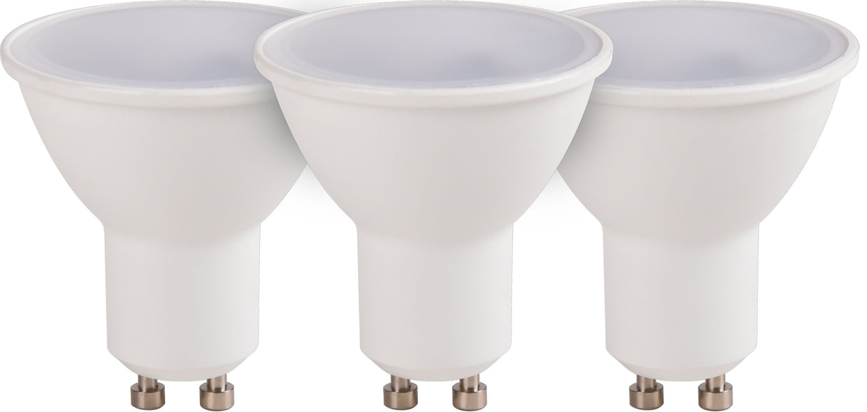 Lot de 3 Ampoule LED connectées GU10 (LuzE) 2700/6500K 400LM 5W WiFi - Voltman