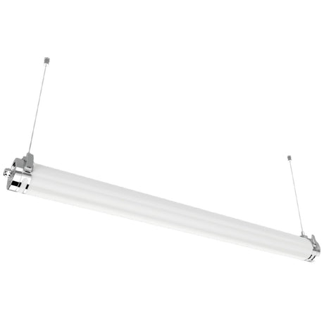 Réglette LED étanche dépolie (120cm 4800Lm 4000K) Blanc Voltman