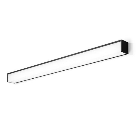 Réglette spécial Salle de Bains IP44 (60cm 18W 1250LM 4000K) Noire - Voltman