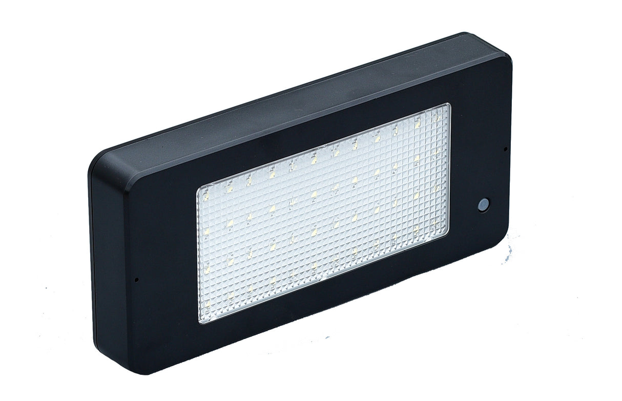 Applique solaire IP65 (800Lm 6000K A++) Noire - Voltman