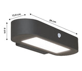 Applique solaire Voda A++ et détecteur de mouvement IP44 500lm - Voltman