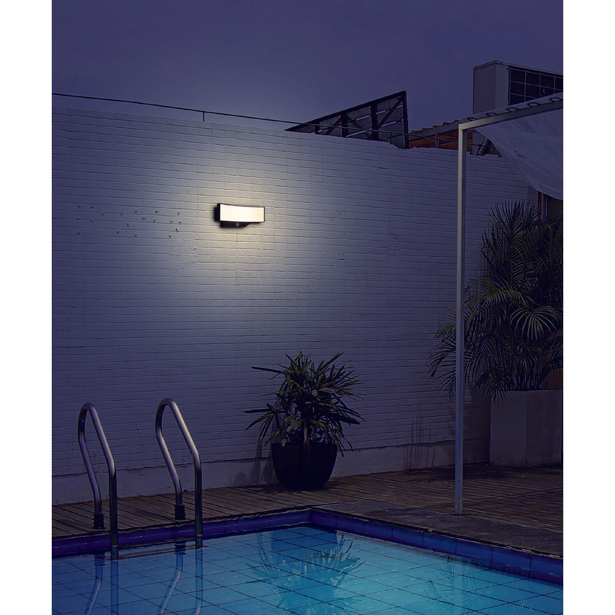 Applique murale extérieure filaire IP65 (1400lm 3000K A++) - Voltman