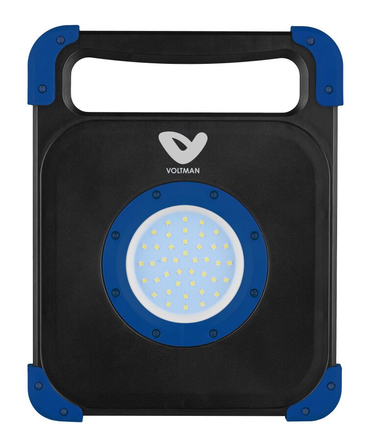 Projecteur de chantier KSAR 6400 Kelvin 130° avec batterie 1500lm 20W - Voltman