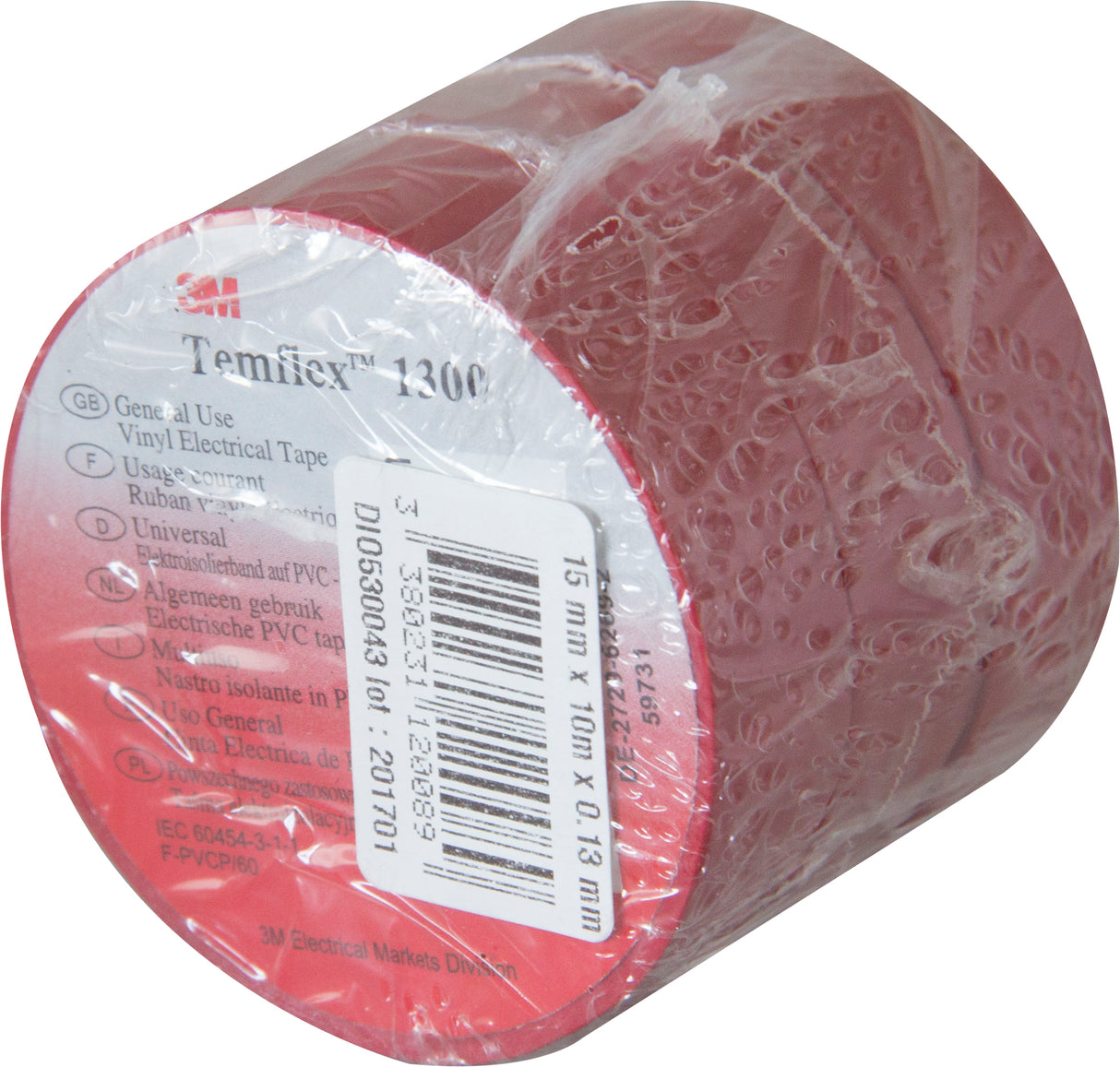 Lot de rubans adhésifs 15mm x 10m 3MM