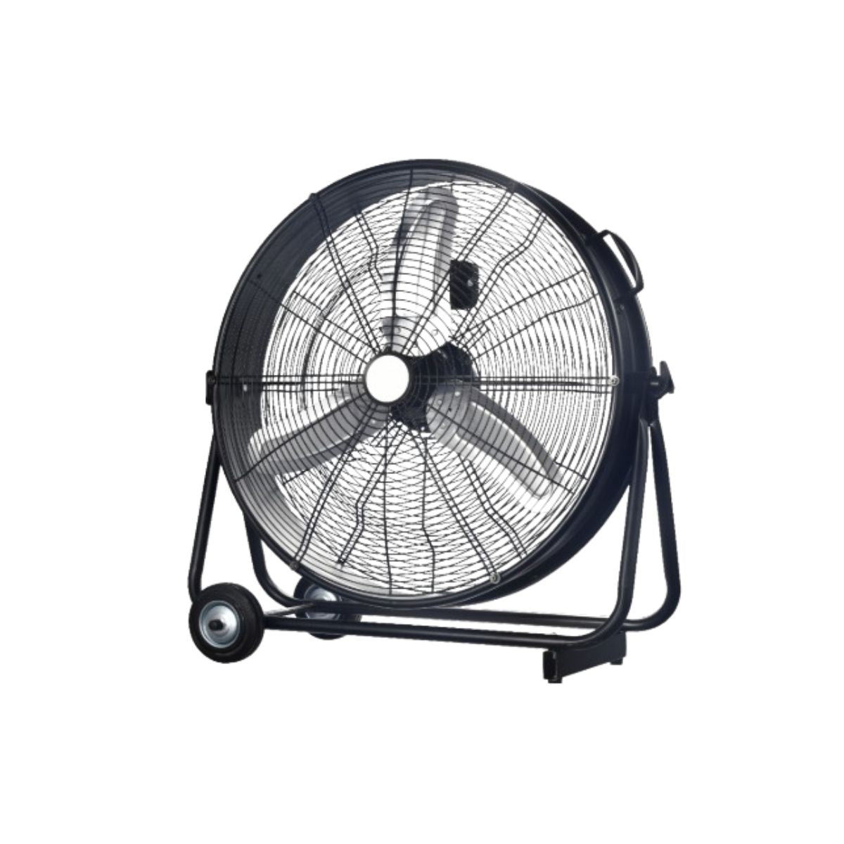 Brasseur d'air Industriel Inclinable Noir - 60cm - 180W - 3 vitesses - Métal - Dio