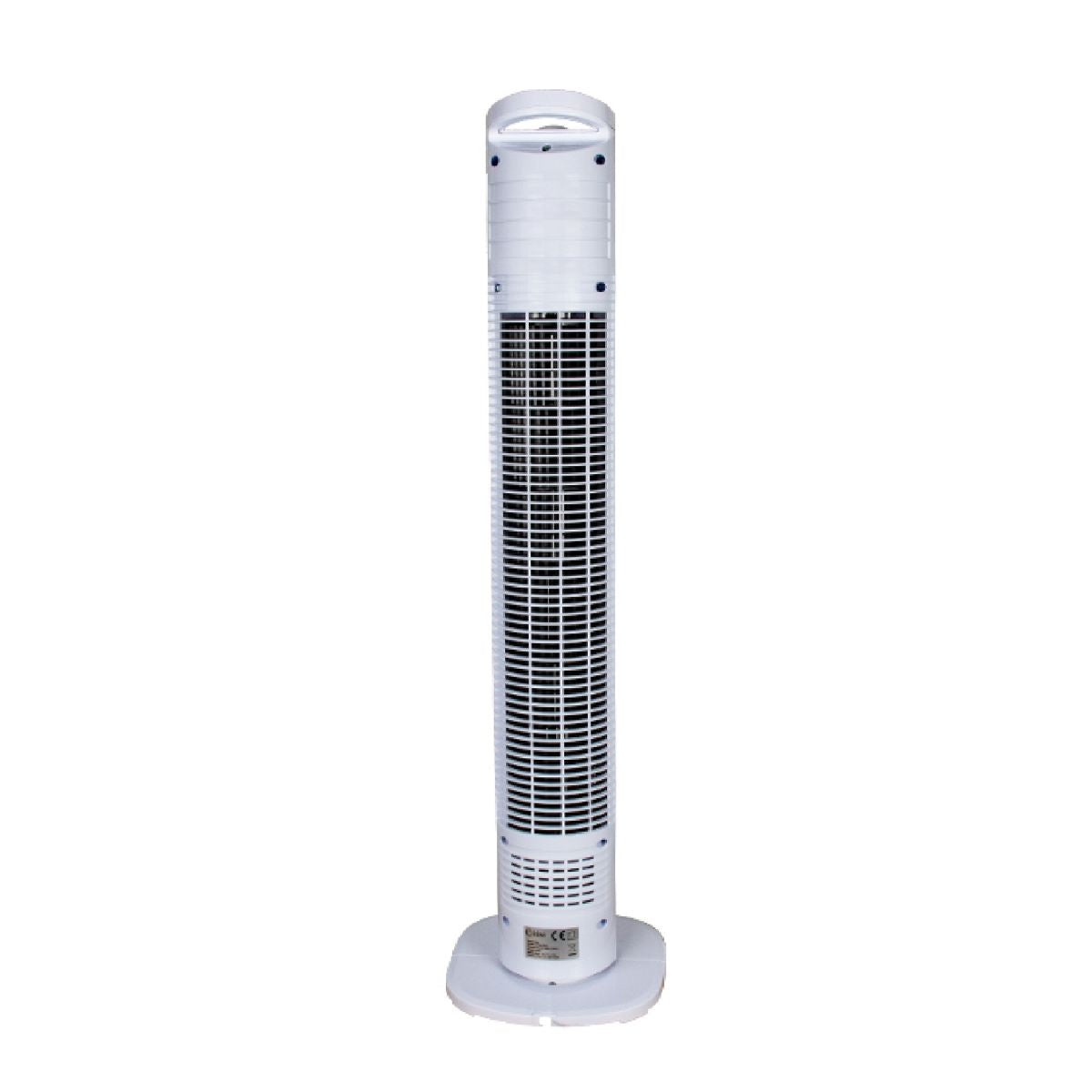 Ventilateur Colonne Silencieux et Oscillant Blanc - 50W - 79cm - 3 Vitesses - DIO