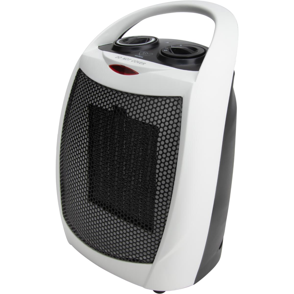 Radiateur soufflant portable PTC 1500W - Blanc - Voltman
