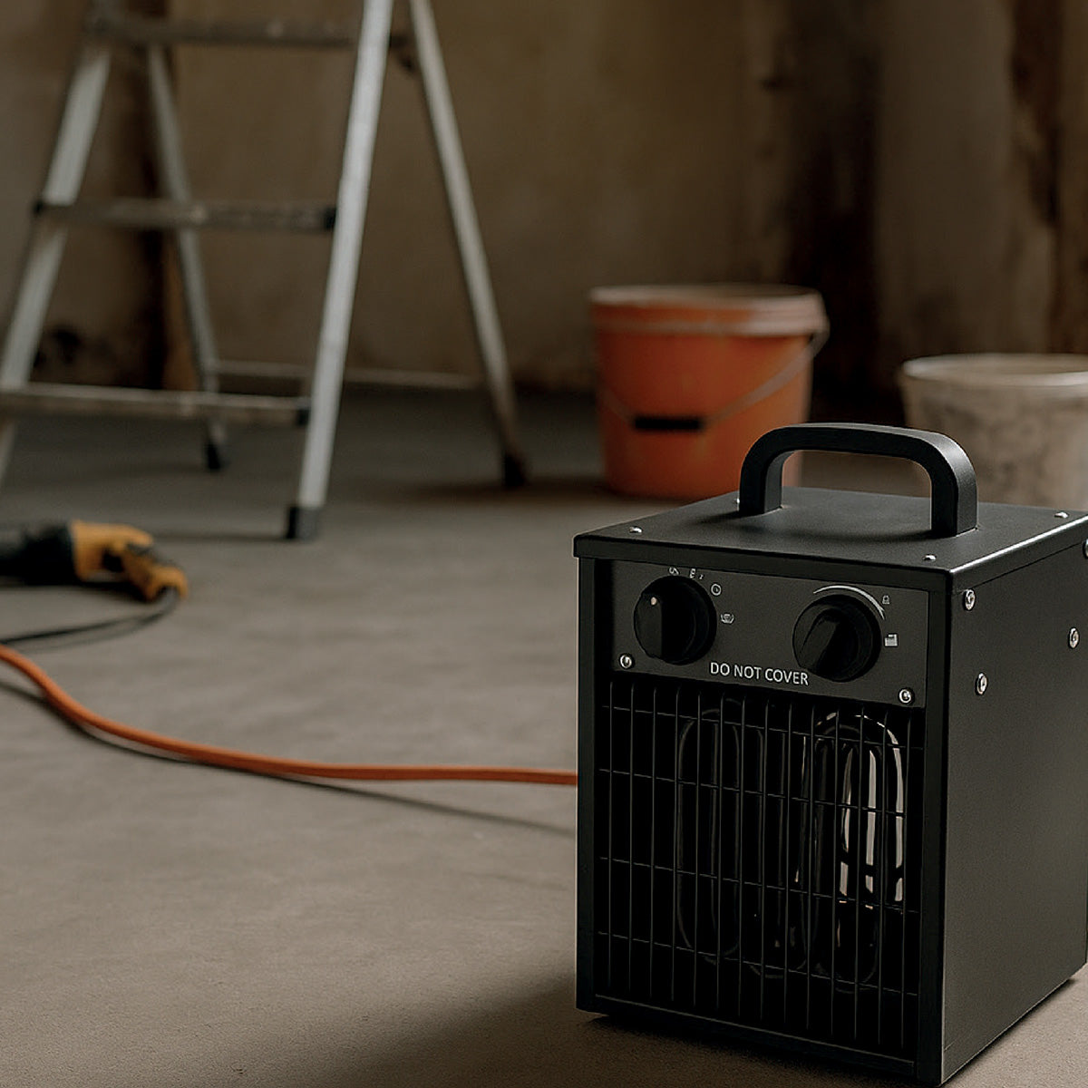 Radiateur soufflant chantier 3000W - noir - DiO