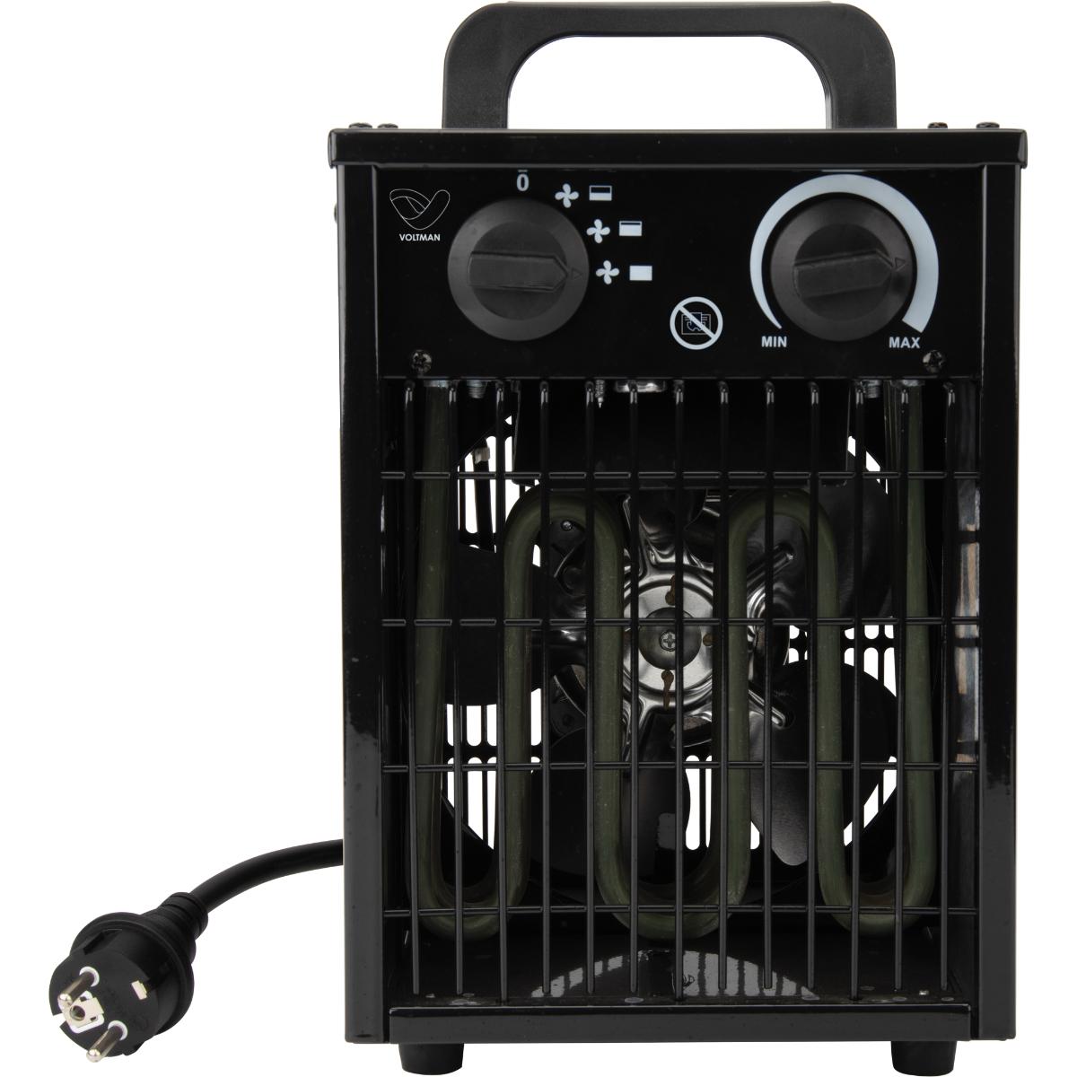 Radiateur soufflant chantier 3000W - noir - DiO