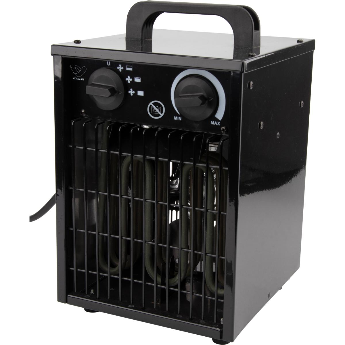 Radiateur soufflant chantier 3000W - noir - DiO